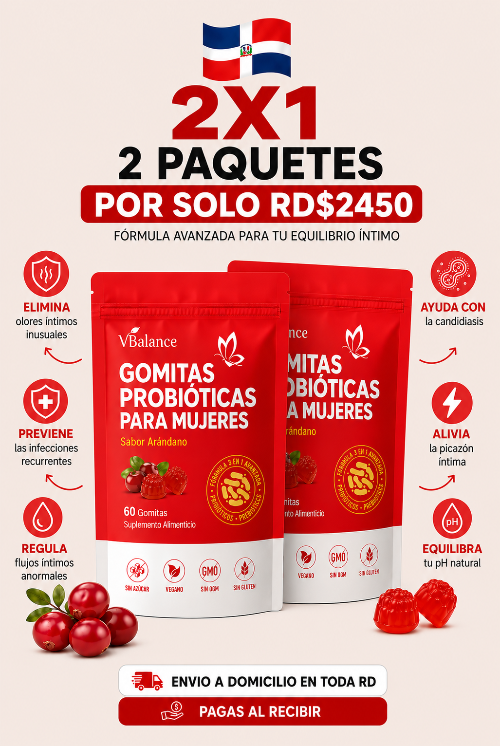 VBalance Gomitas probioticas